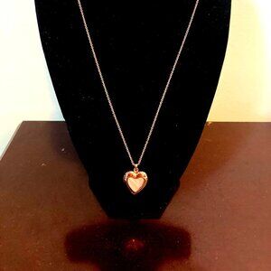 New Pura Vida Rose Stone Heart Locket Necklace
